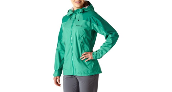 Marmot Adroit Jacket - Women's-Gem Green/Green Garnet-Medium, 889169859038