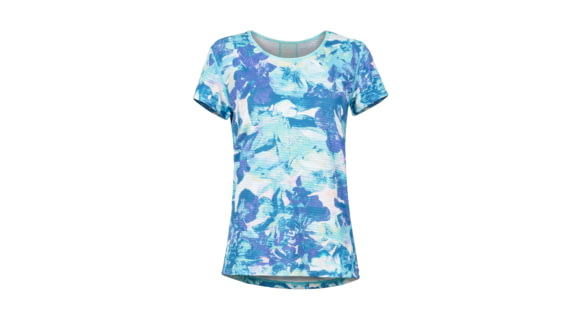 Marmot Aero Short Sleeve - Women's, Skyrise Floral Camo, Extra Small, 57330-8387-XS