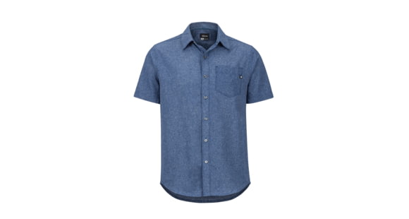 Marmot Aerobora Short Sleeve Top - Men's, Arctic Navy, Extra Large, 42100-2975-XL