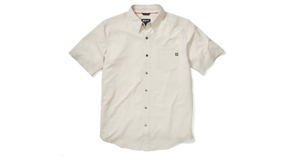 Marmot Aerobora Short Sleeve Top - Men's, Moonbeam, Large, 42100-7384-L