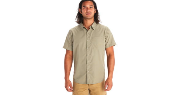 Marmot Aerobora Short Sleeve Top - Men's, Vetiver, Medium, M14116-21543-M