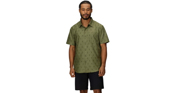 Marmot AirExchange Novelty SS Shirt - Men's, Olive Grove Leaf, XL, M16475-42055XL