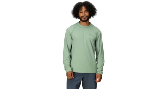 Marmot AirExchange SolarShield Crew LS - Men's, Agate Green, M, M16049-24373M