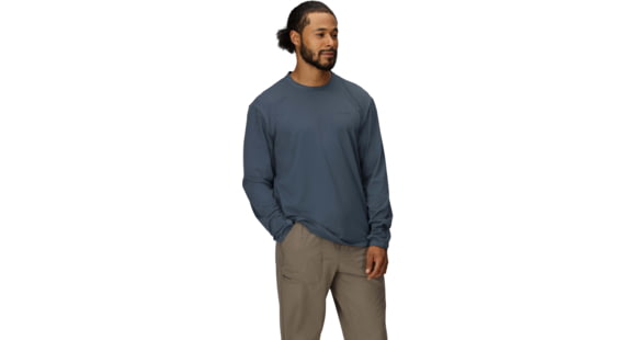 Marmot AirExchange SolarShield Crew LS - Men's, Thunderhead, M, M16049-24369M