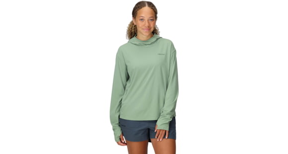 Marmot AirExchange SolarShield Hoody - Women's, Agate Green, L, M16057-24373L