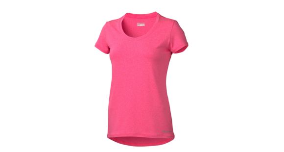 Marmot All Around Tee - Women's-Bright Pink Heather-X-Small, 785562651692