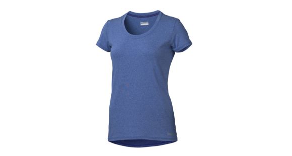Marmot All Around Tee - Women's-Blue Dusk Heather-X-Small, 785562478282