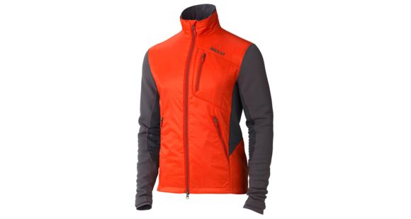 Marmot Alpha Pro Jacket - Men's-Orange Haze/Slate Grey-Large