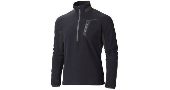Marmot Alpinist Half Zip - Men's-Black/Granite-X-Large