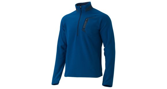 Marmot Alpinist Half Zip - Men's-Blue Night/Dark Ink-Large, 785562310599