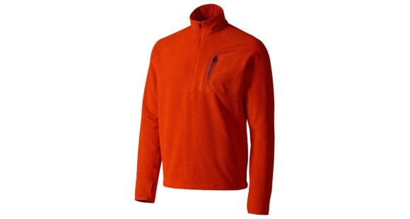 Marmot Alpinist Half Zip - Men's-Orange Haze/Dark Rust-X-Large, 785562586673