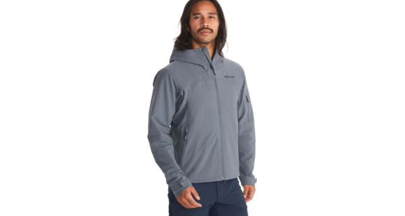 Marmot Alsek Hoody - Men's, Steel Onyx, Medium, 11360-1515-M