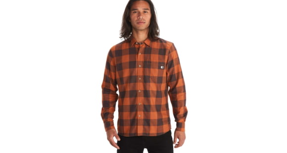 Marmot Anderson Lightweight Flannel - Men's, Small, Copper, M13559-7160-S