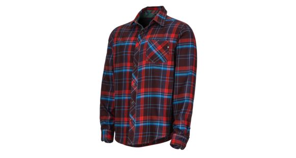 Marmot Anderson Lightweight Flannel - Men's, Large, Red Ochre, 44520-9457-L