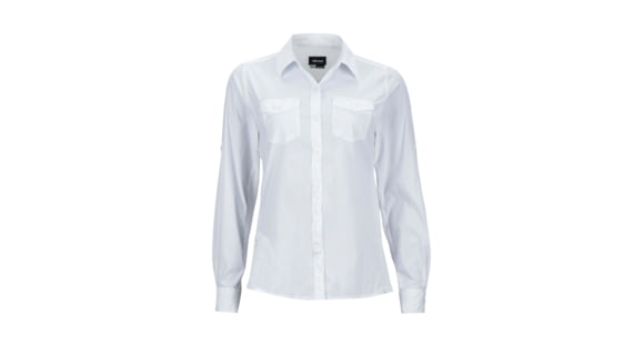 Marmot Annika Long Sleeve Shirt - Women's, White, Extra Small, 56300-080-XS