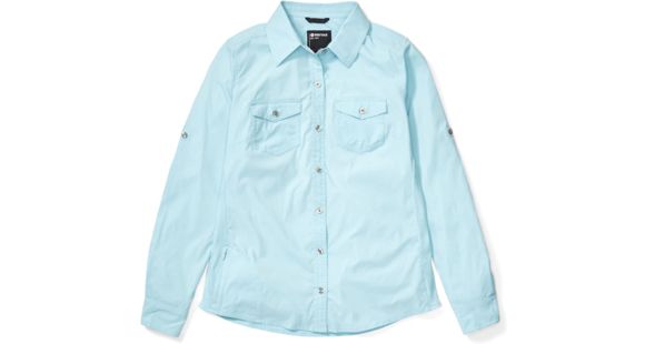 Marmot Annika Long Sleeve Top - Women's, Corydalis Blue, Large, 56300-3134-L