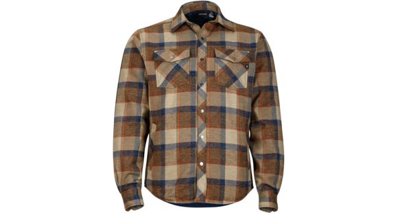 Marmot Arches Insulated Long Sleeve Flannel - Men's-Coffee-X-Large