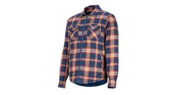 Marmot Arches Insulated Long Sleeve Flannel Shirt - Men's, Vintage Navy, XL, 43830-2636-XL