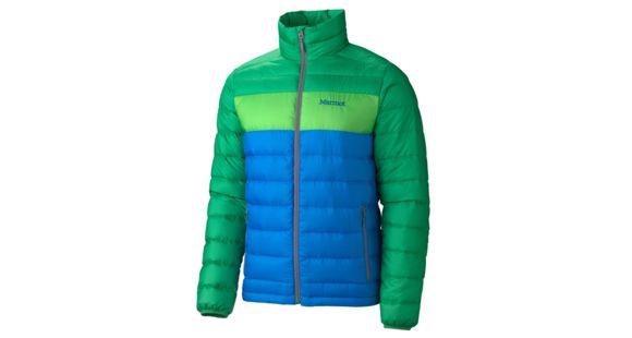 Marmot Ares Jacket - Men's, Green Lime/Navy, Small