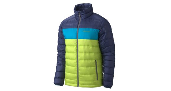 Marmot Ares Jacket - Men's, Green Lime/Navy, Extra Large