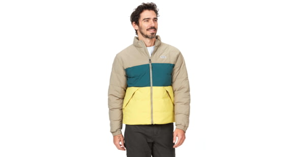 Marmot Ares Jacket - Men's, Vetiver/Dark Jungle/Limelight, Small, M14596-22506-S