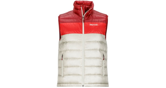 Marmot Ares Down Vest - Men's, Pebble/Brick, Small, 889169121807
