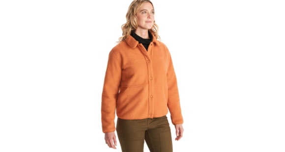 Marmot Aros Full-Zip Fleece Jacket - Women's, Extra Small, Copper, M13197-7160-XS