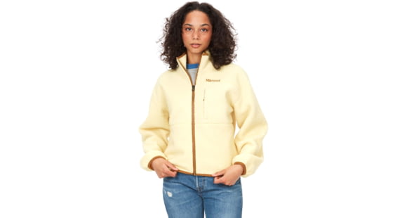 Marmot Aros Full-Zip Fleece Jacket - Women's, Small, Wheat, M14618-7035-S