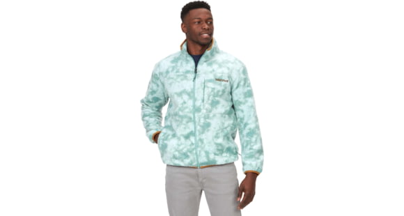 Marmot Aros Printed Full-Zip Fleece Jacket - Men's, Blue Agave Ice Dye, Medium, M14920-22398-M