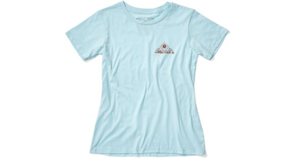 Marmot Arrow Short Sleeve T-Shirt - Women's, Corydalis Blue Heather, Medium, 46480-3133-M