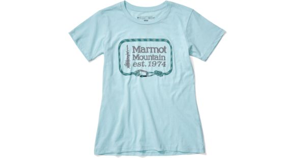 Marmot Ascender Short Sleeve T-Shirt - Women's, Corydalis Blue Heather, Large, 46490-3133-L