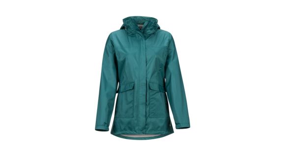 Marmot Ashbury PreCip Eco Jkt - Women's, Deep Teal, Large, 36600-2209-L