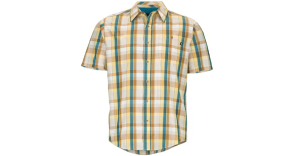 Marmot Asheboro Short Sleeve Shirt - Men's-Yellow Light-Large, 262082