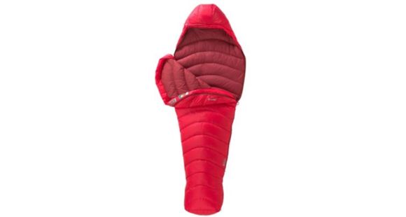 Marmot Atom 40 Sleeping Bag 850 Down-Team Red/Redstone-Long-Left