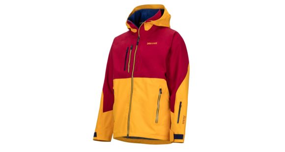 Marmot B Love Pro Jacket - Men's, Golden Sun/Sienna Red, S, 74270-9778-S