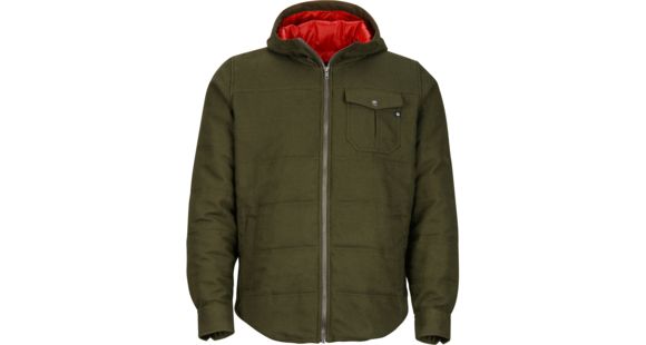 Marmot Banyons Insulated Hoody - Men's-Deep Olive Heather-Medium