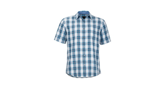 Marmot Bay View Short Sleeve Shirt - Men's-Vintage Navy-Small