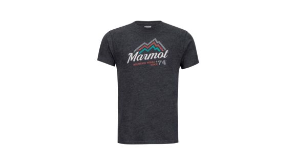 Marmot Beams Short Sleeve T-Shirt - Men's, Charcoal Heather, Extra Large, 43420-1204-XL