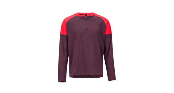 Marmot Bowery Long Sleeve - Men's, Burgundy/Blush, 2XL, 42260-7273-XXL