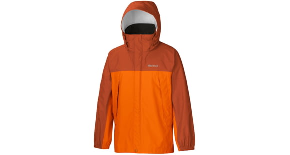 Marmot Precip Jacket - Boy's-Vintage Orange/Warm Spice-X-Small, 50900-VINTAGE ORANGE/WARM SPICE-XS