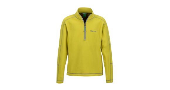 Marmot Boys Rocklin 1/2 Zip Jacket, Citronelle, Extra Small, 83960-4632-XS