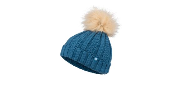 Marmot Bronx Pom Hat - Women's, Sapphire, ONE, 14760-2772-ONE