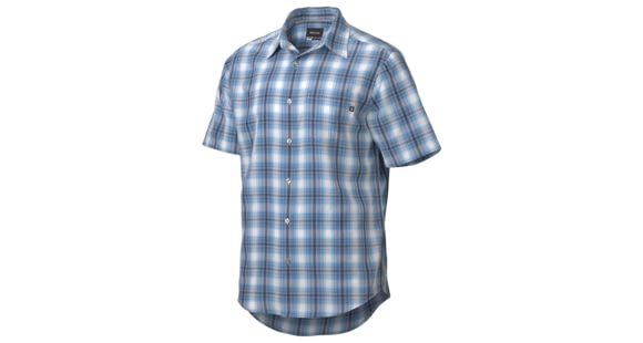 Marmot Brookhurst Short Sleeve - Men's-Peak Blue-X-Large, 52680-PEAK BLUE-XL