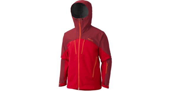 Marmot Cerro Torre Jacket - Men's-Team Red / Brick-Large, 30290-TEAM RED/BRICK-L
