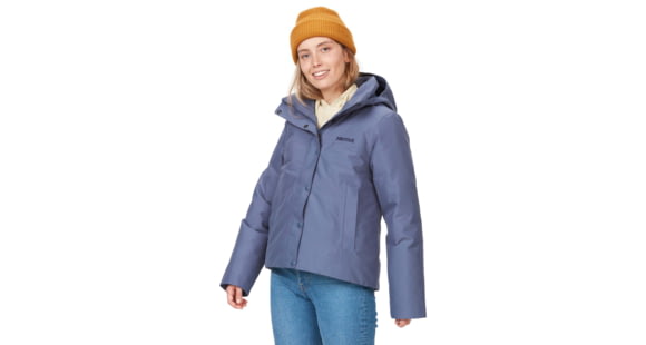 Marmot Chelsea Down Short Coat - Women's, Storm, Small, M14832-134-S