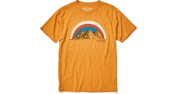 Marmot Clove Hitch Short Sleeve T-Shirt - Men's, Aztec Gold Heather, Extra Large, 41820-8995-XL