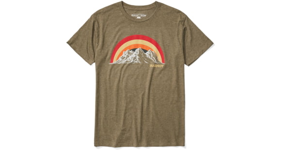 Marmot Clove Hitch Short Sleeve T-Shirt - Men's, Olive Heather, Large, 41820-4480-L