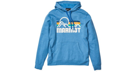 Marmot Coastal Hoodie - Mens, Varsity Blue Heather, Large, 49360-8485-L