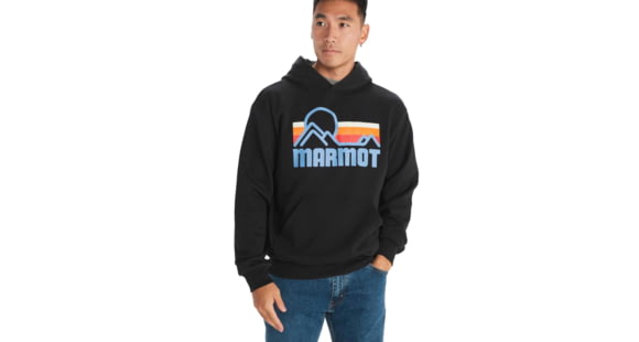 Marmot Coastal Hoody - Men's, Black/Multi, Extra Large, M14258-23908-XL