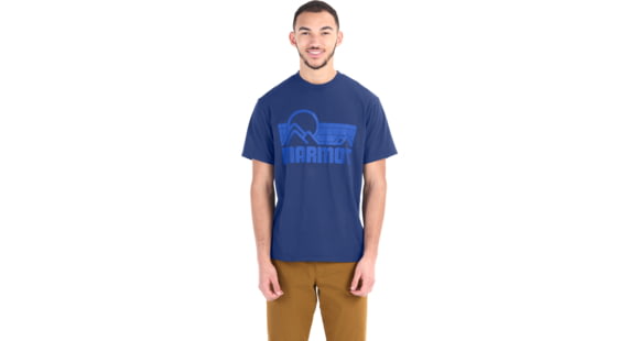 Marmot Coastal Short Sleeve T-Shirt - Men's, Twilight Blue, XXL, M14253-23091XXL